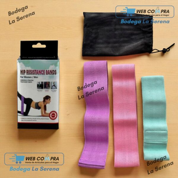 BANDAS ELASTICAS PARA EJERCICIOS - Imagen 3