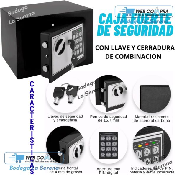 CAJA FUERTE DE SEGURIDAD - Imagen 3