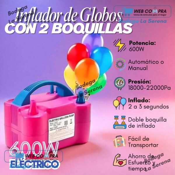 INFLADOR DE GLOBOS - Imagen 3