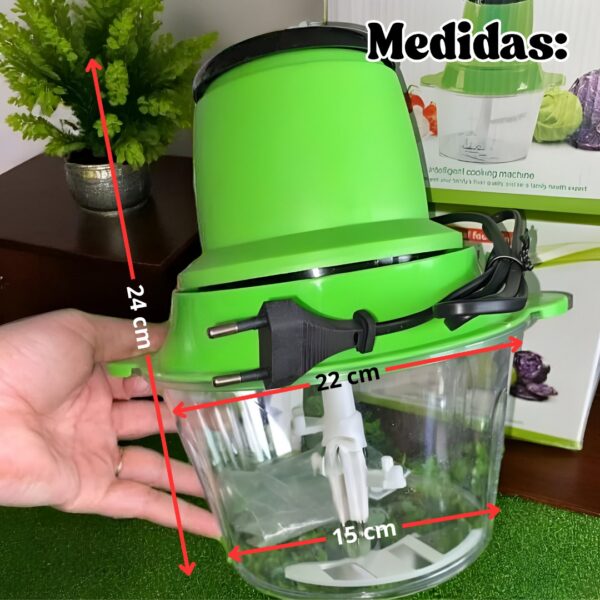 PICADORA DE VERDURAS Y CARNES ELÉCTRICA - Imagen 2