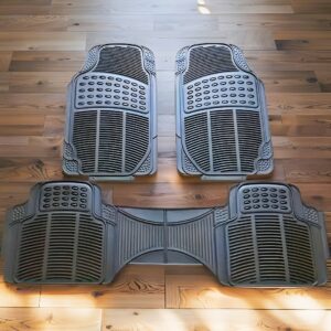 ALFOMBRA PISO DE GOMA AUTO UNIVERSAL 3 PIEZAS