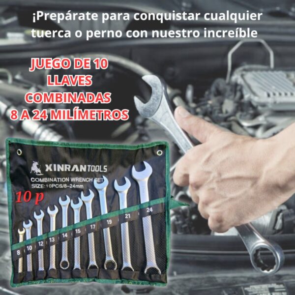 JUEGO DE LLAVES 10 PIEZAS - Imagen 2