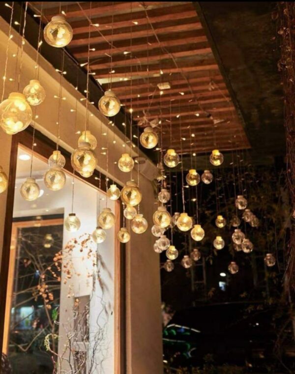 ESFERAS DE LUCES DE NAVIDAD 3 METROS LUZ CALIDA