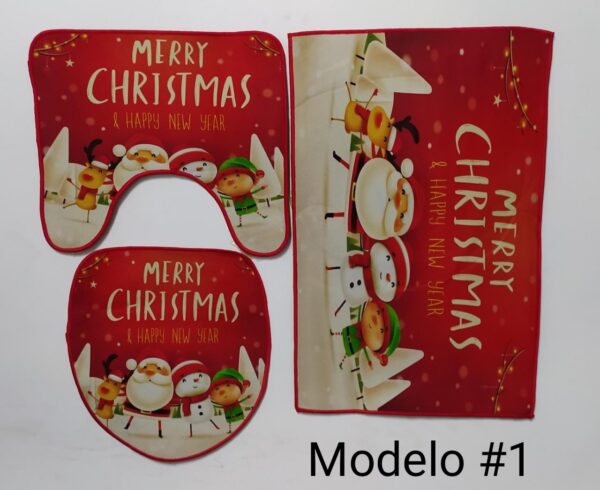 ALFOMBRA DE BAÑO DE NAVIDAD