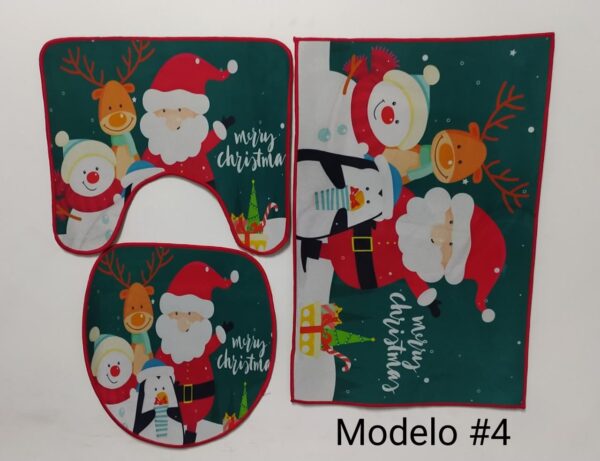 ALFOMBRA DE BAÑO DE NAVIDAD - Imagen 4
