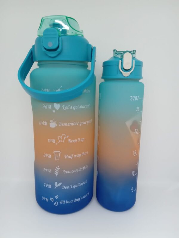 PACK DE BOTELLA MOTIVACIONAL DE 2 LITROS MAS UNA 900ML - Imagen 3