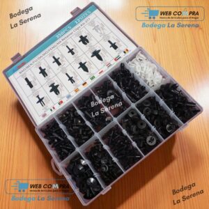 CAJA DE CLIPS 350 BROCHE RETENCION PLASTICO