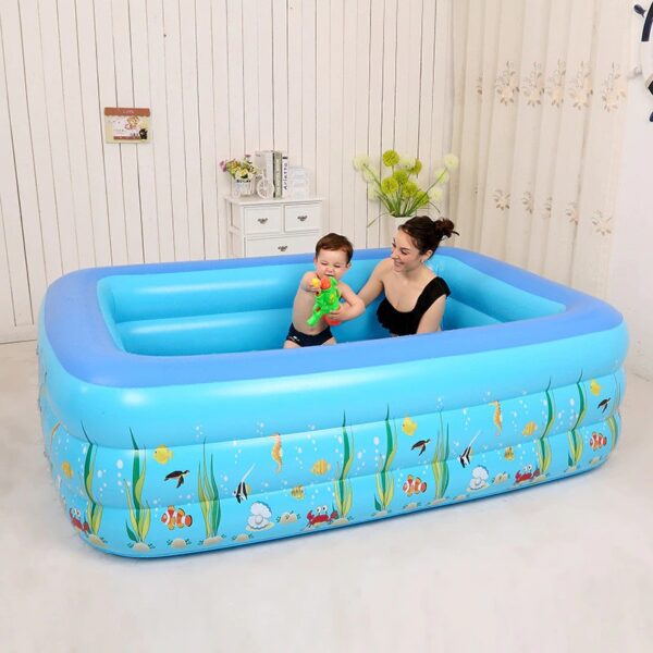 PISCINA INFLABLE  RECTANGULAR DE 2.10CM