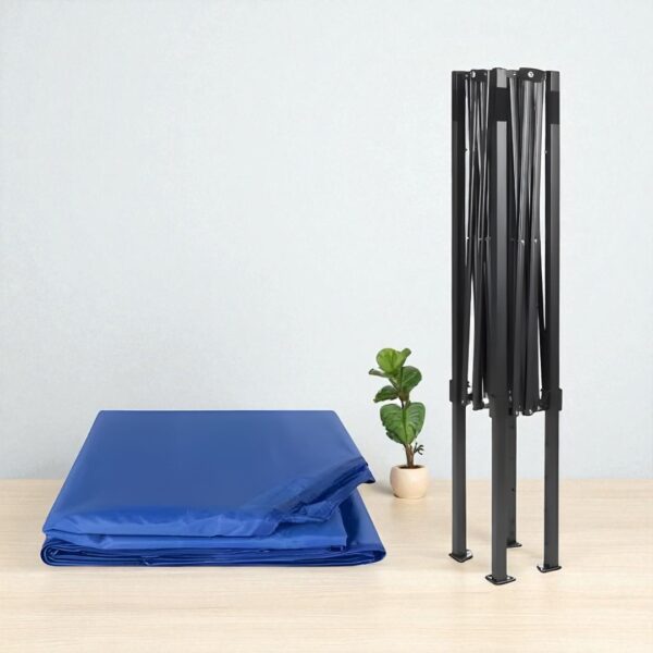 TOLDO PLEGABLE 3X3 CON ESTRUCTURA AZUL - Imagen 3