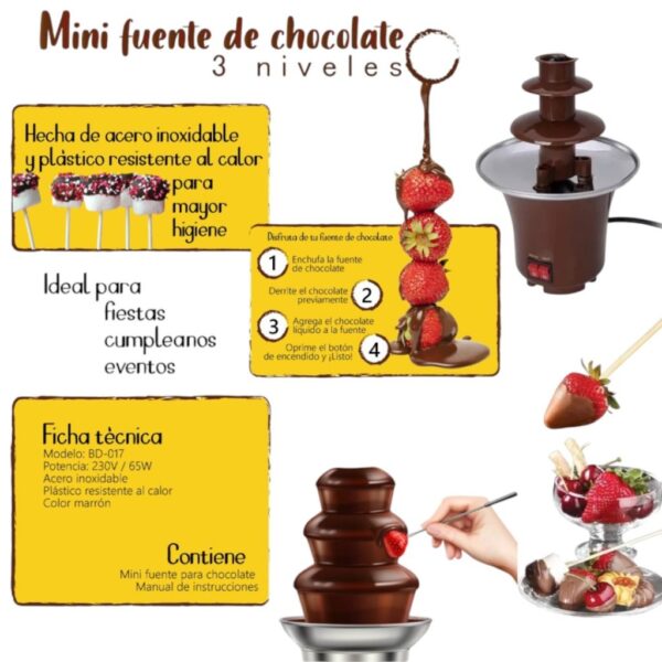 MINI FUENTE DE CHOCOLATE - Imagen 4