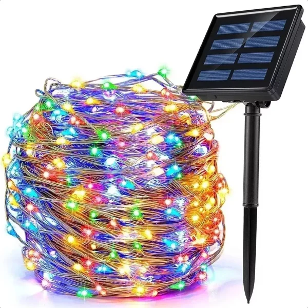 LUZ HADA SOLAR 12 METROS MULTICOLOR