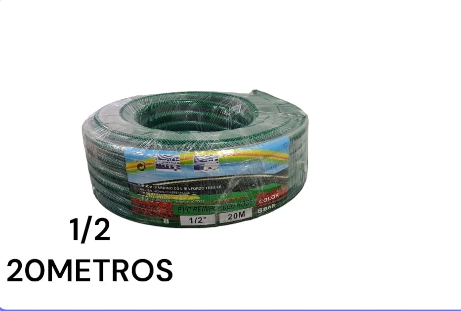 MANGUERA DE AGUA DE 1/2 DE 20 METROS
