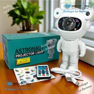 ASTRONAUTA PROYECTOR CON PARLANTE Y BLUETOOH