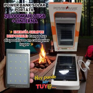 PAWER BANK SOLAR DE 20000 AMP