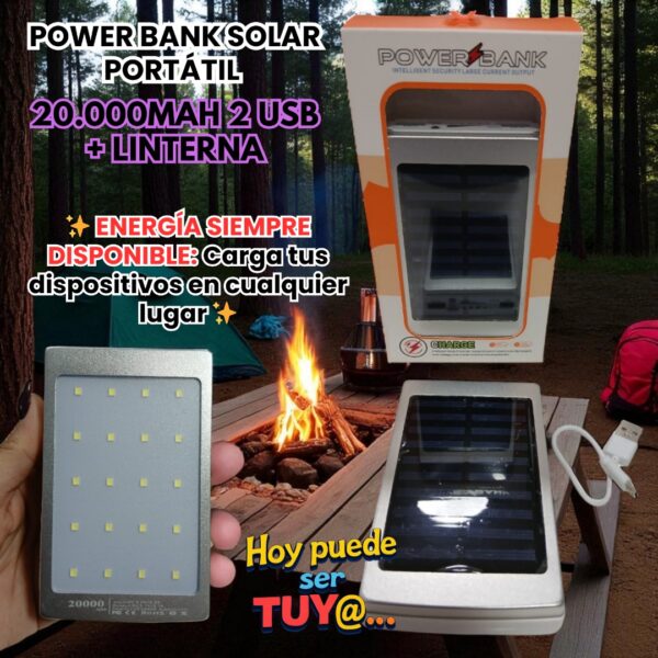 PAWER BANK SOLAR DE 20000 AMP