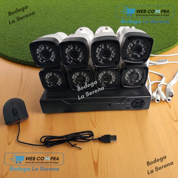 KIT DE 8 CAMARAS CON DVR - Imagen 3