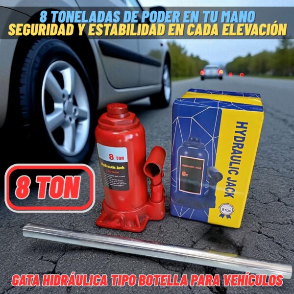 GATA BOTELLA HIDRAULICA DE 8 TONELADAS