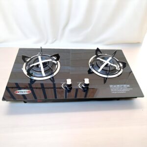 COCINA EMPOTRAR DE VIDRIO TEMPLADO 2 HORNILLAS