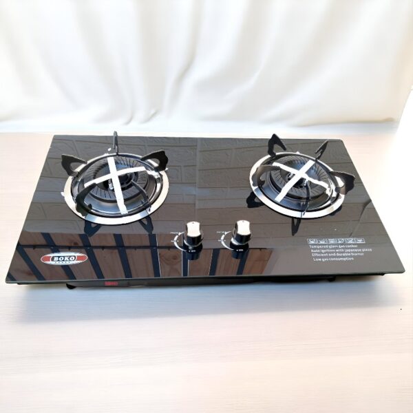 COCINA EMPOTRAR DE VIDRIO TEMPLADO 2 HORNILLAS