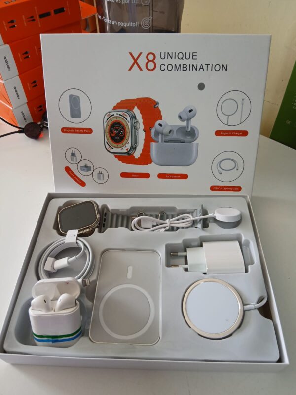 RELOJ SMARTWATCH X8 ULTRA COLOR GRIS