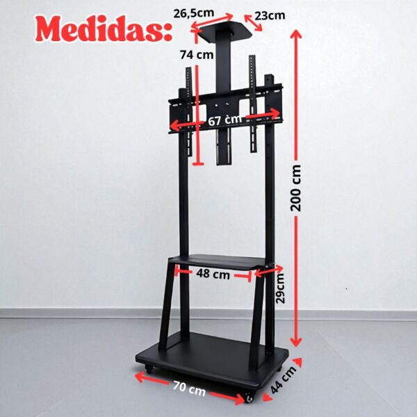 SOPORTE CON PEDESTAL A01 - Imagen 2