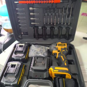 PISTOLA INALAMBRICA 28 V + ACCESORIOS TASBEL