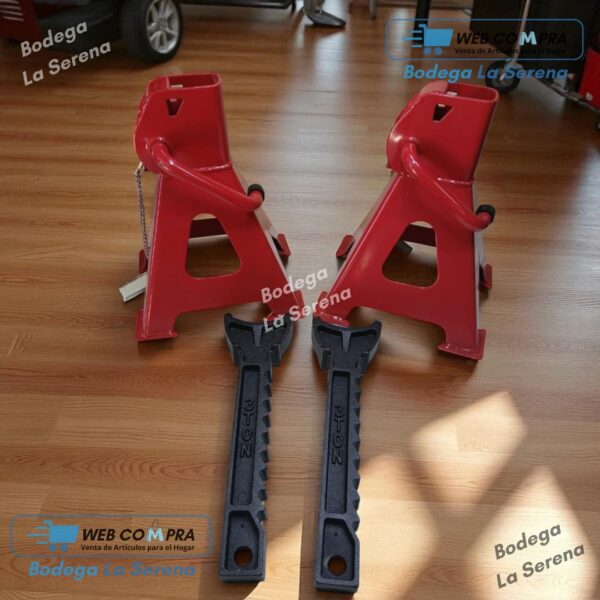 BANQUILLOS PARA AUTO COLOR ROJO 3 TONELADAS