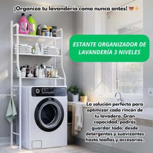 ORGANIZADOR DE LAVANDERIA 3 NIVELES