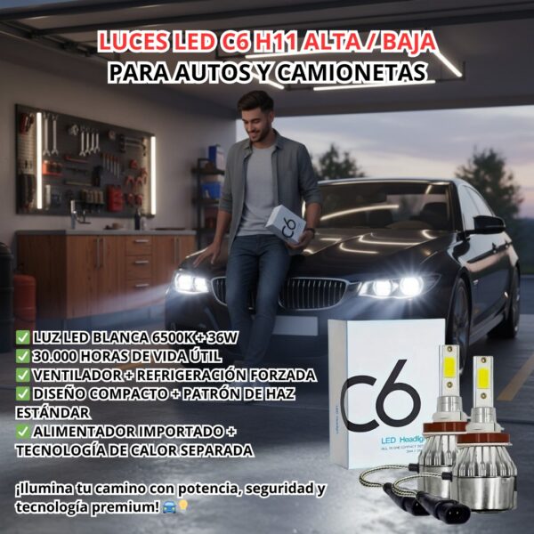 LUCES H11 PARA AUTO - Imagen 3