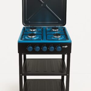 COCINA A GAS 4 HORNILLAS CON PEDESTAL