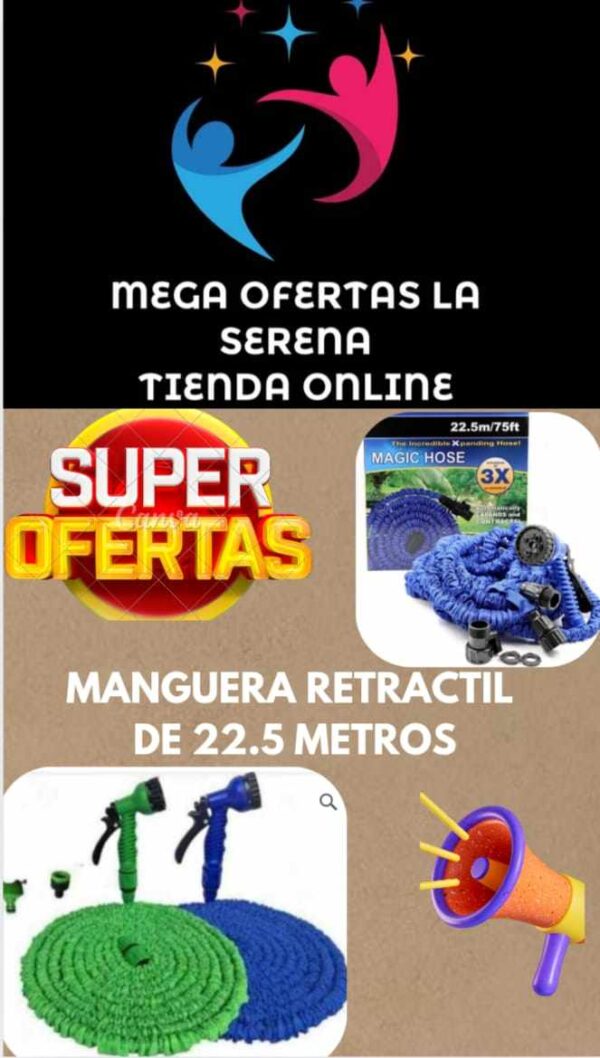 MANGUERA RETRACTIL DE 22.5 METROS