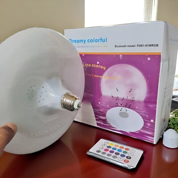 AMPOLLETA PARLANTE LED RGB CON BLUETHOOT - Imagen 3