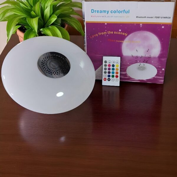 AMPOLLETA PARLANTE LED RGB CON BLUETHOOT