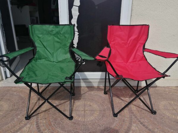 SILLA PLEGABLE CON PORTA VASO - Imagen 2