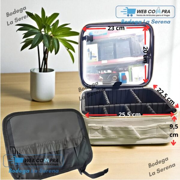 ORGANIZADOR DE MAQUILLAJE LED - Imagen 2