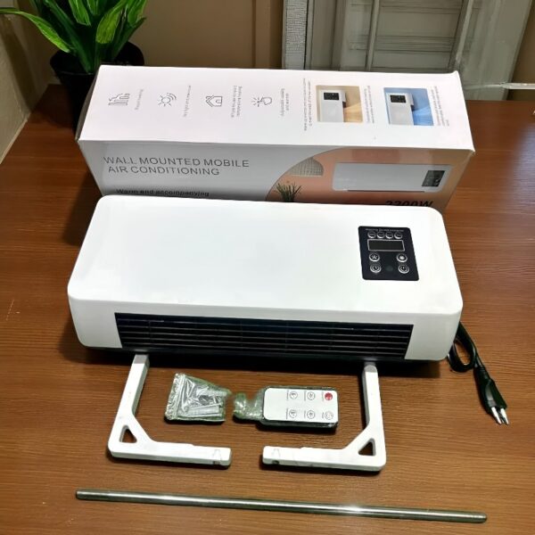 CALEFACTOR DE PARED + VENTILADOR 2 EN 1 2200W – CON COLGADOR - Imagen 2
