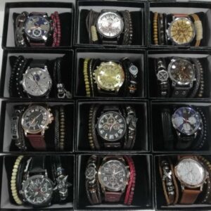 RELOJ CON PULSERA DE HOMBRE