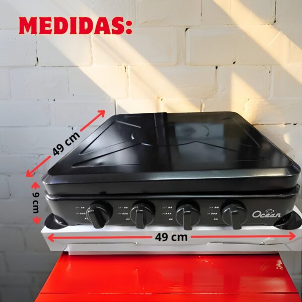 COCINA ENCIMERA A GAS 4 HORNILLAS - Imagen 2