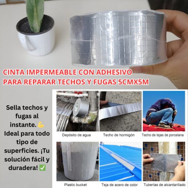 CINTA TAPAGOTERAS 5CM X 5M - Imagen 2
