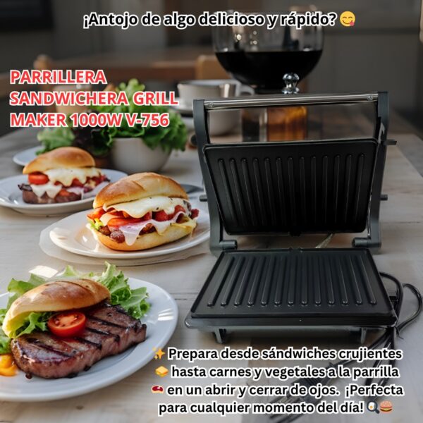 PARRILLERA ELECTRICA MARKET GRILL - Imagen 3