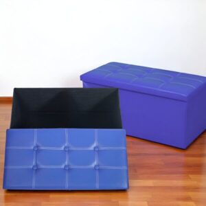 BAUL ECO CUERO AZUL