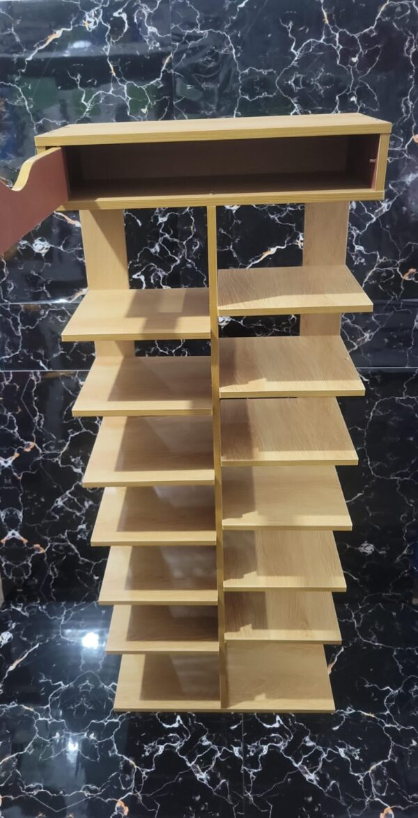 CAJON ZAPATERO DE REPISA 7 NIVELES MARRON CLARO