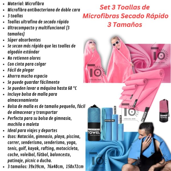 TOALLAS MICROFIBRA - Imagen 4