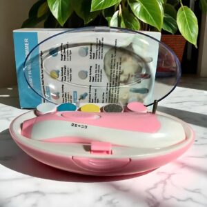 LIMA DE UÑAS INALAMBRICA PARA BEBE ROSADO