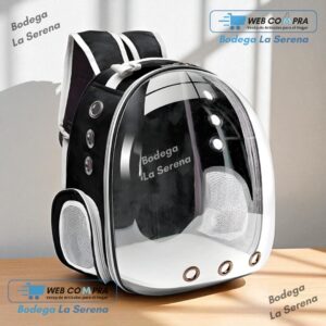 MOCHILA DE MASCOTA NEGRO