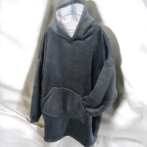 POLERON DE INVIERNO ADULTO COLOR GRIS OSCURO