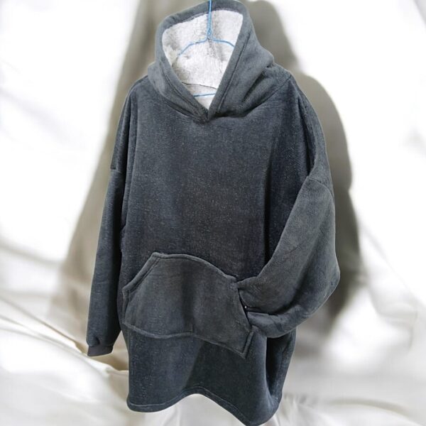 POLERON DE INVIERNO ADULTO COLOR GRIS OSCURO