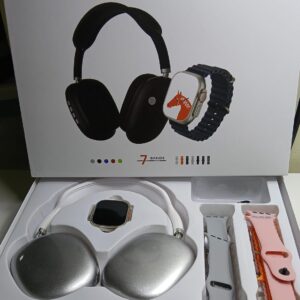 RELOJ + AUDIFONOS P9 ULTRA 2 COLOR GRIS