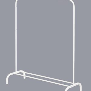 PERCHERO SIMPLE SIN RUEDAS BLANCO