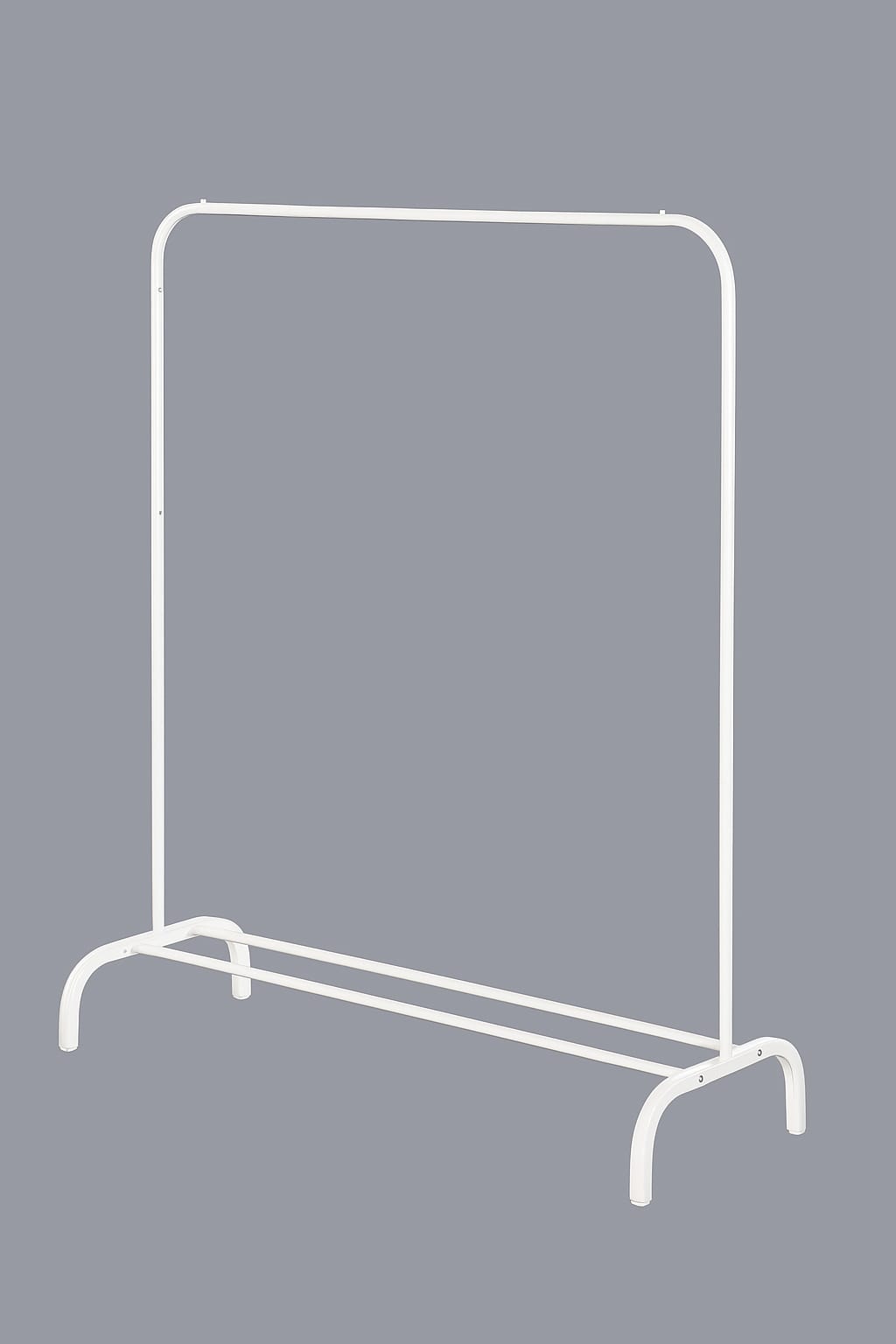 PERCHERO SIMPLE SIN RUEDAS BLANCO